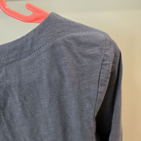 NWT LOFT Top Size S Dark Blue Gray - Picture 7 of 7